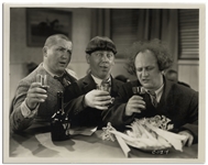 10" x 8" Glossy Photo From the 1934 Three Stooges Film "Woman Haters" -- Very Good Plus Condition